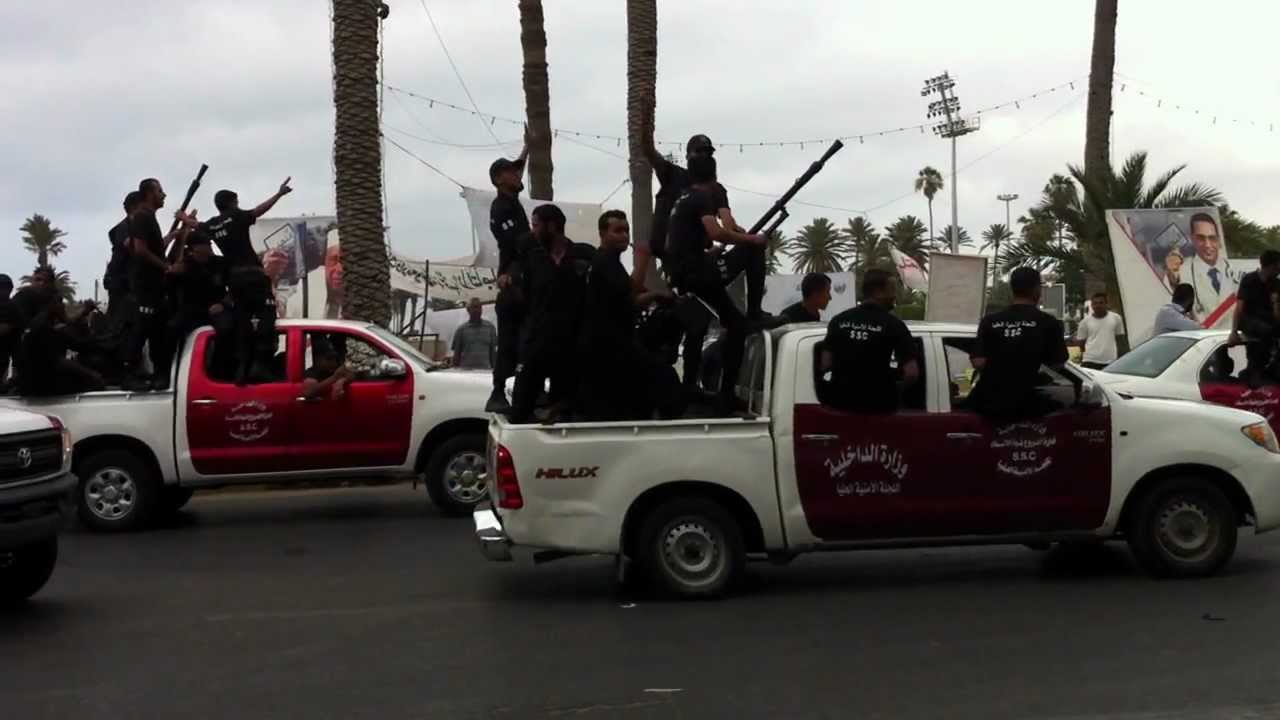 Libyan Police Celebrate Graduation  (by Juan Cole)