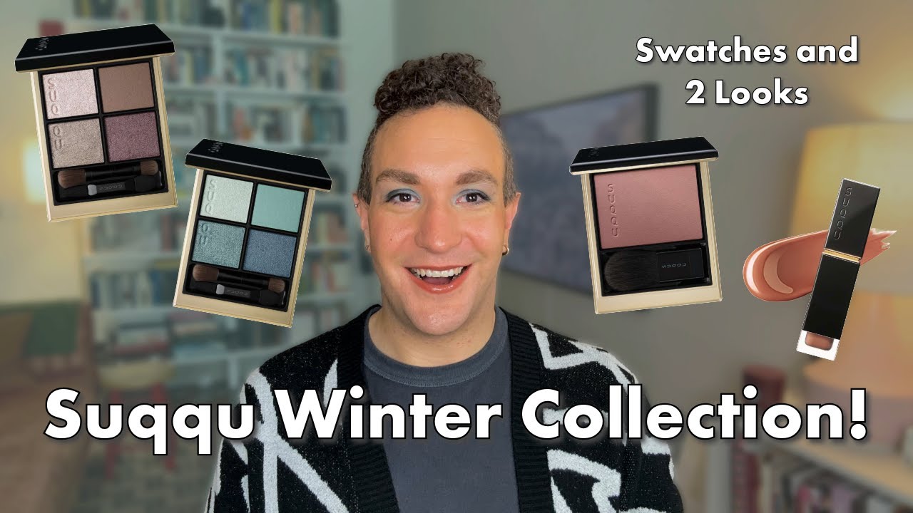 Suqqu Winter 2024 Snow Flurries Collection | Detailed Review, Swatches on Olive Skin and 2 Looks