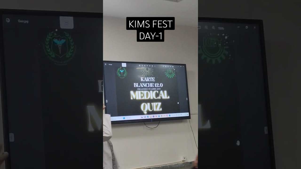 KIMS Medical College | FEST | Day-1 #medical #college #shorts
