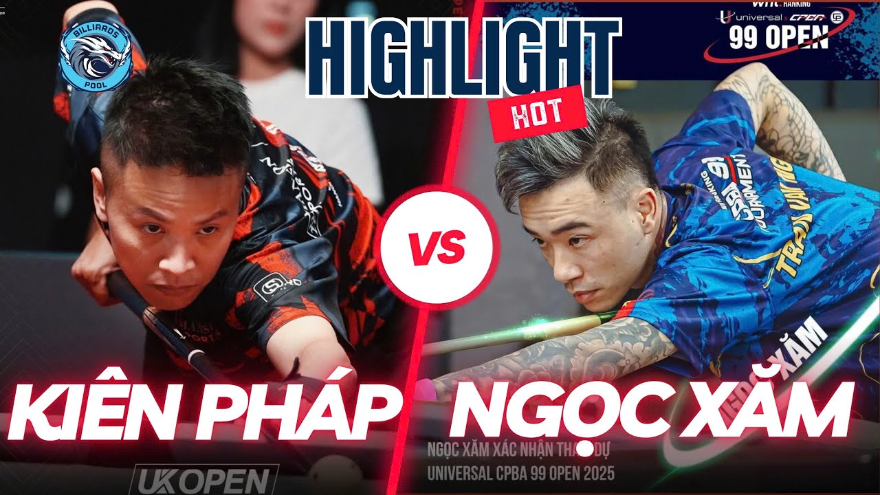 🎱 Highlight Billiard Sport | Kien Phap vs Ngoc Xam (5,6) | 10 ball