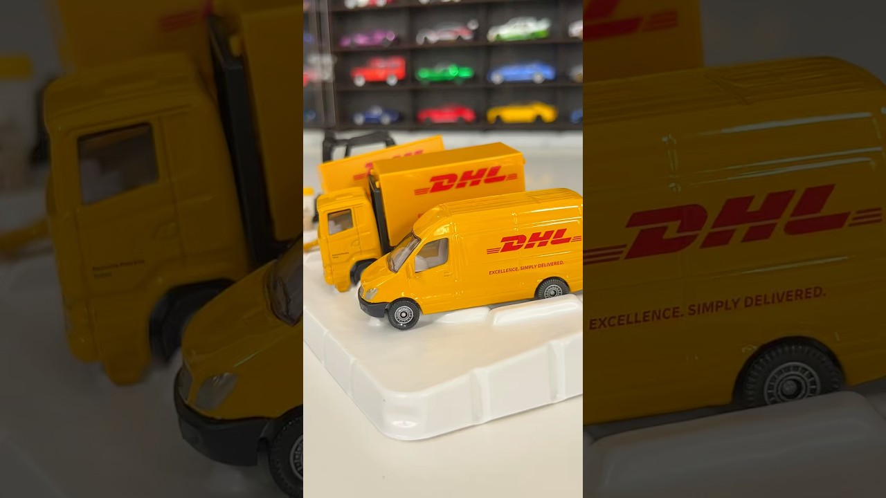 Siku DHL Set 🚚🔥 Truck, Trailer & Forklift Showcase