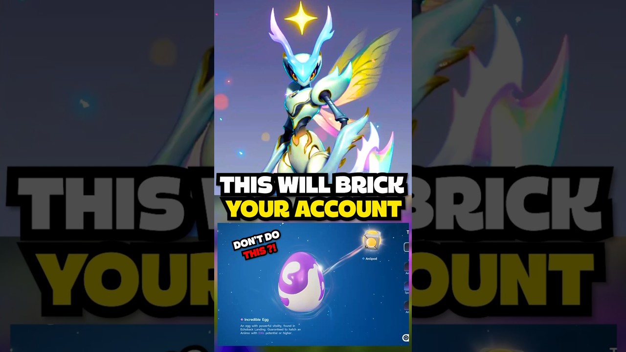 This Mistake will BRICK your Account in Aniimo !! 😭 #aniimo #aniimogame
