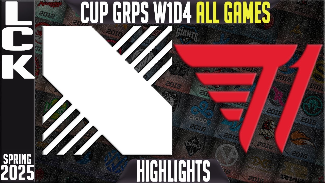 DRX vs T1 Highlights ALL GAMES | LCK CUP Spring 2025 Groups W1D4 | DRX vs T1