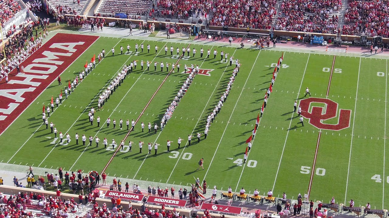 10-21-23 OU vs UCF Pregame - Pride of Oklahoma and OU Alumni Band