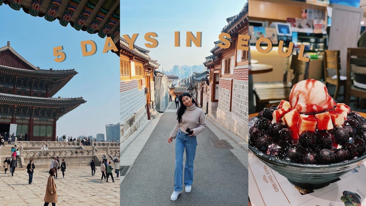 Travel Vlog: 5 Days in Seoul | sights, cafe hopping, food, shopping
