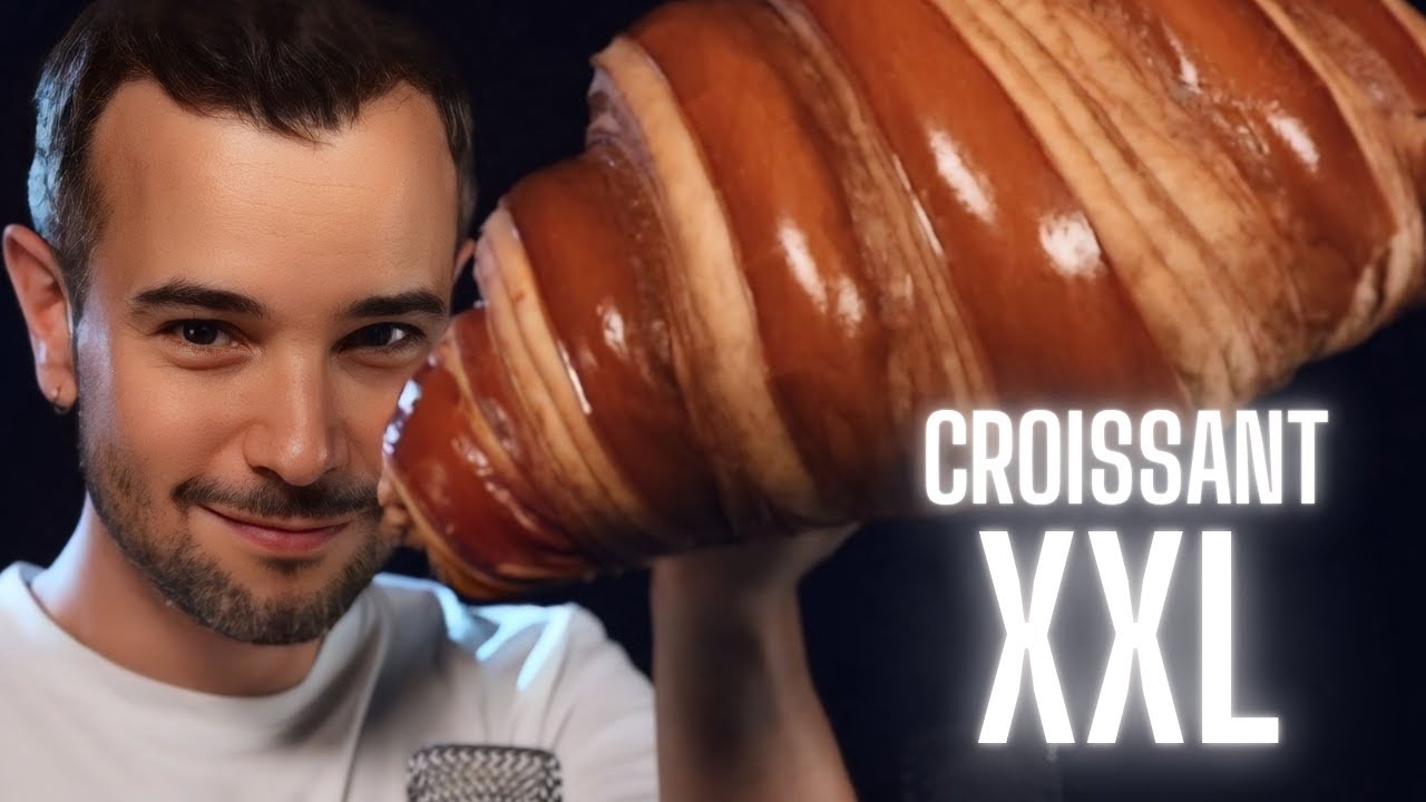 ASMR – Le plus gros croissant de Paris 🥐 (ultra croustillant)