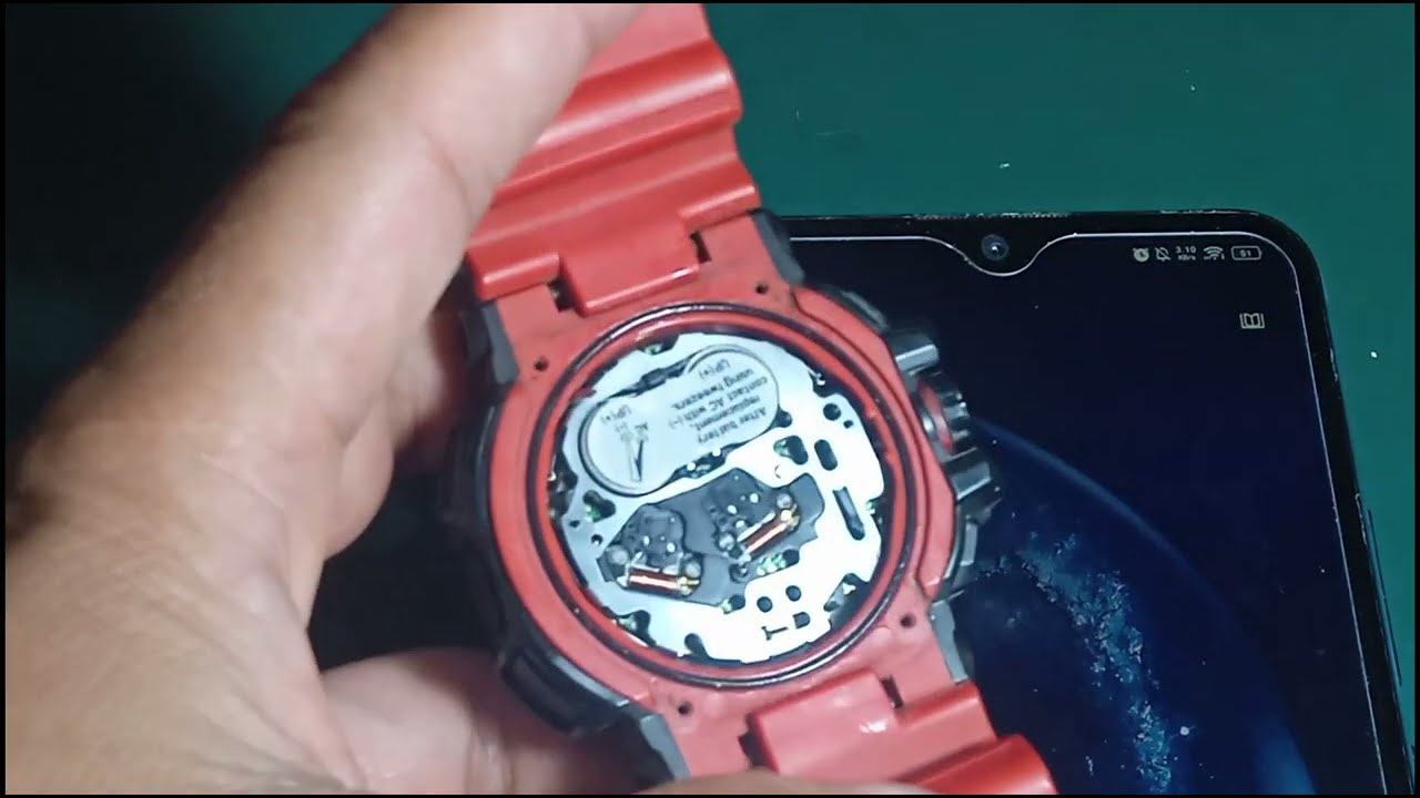 manual setting gshock broken stem