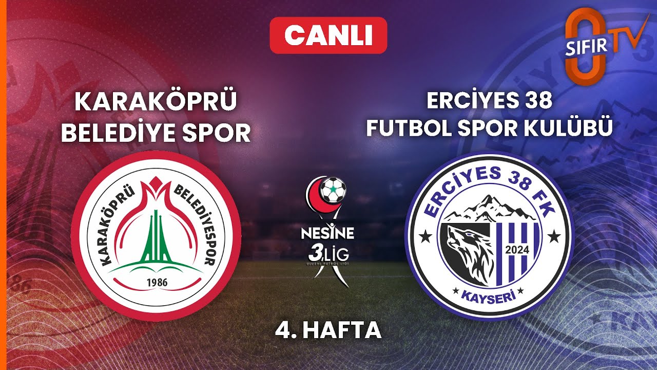 Karaköprü Belediye Spor - Erciyes 38 Futbol Spor Kulübü