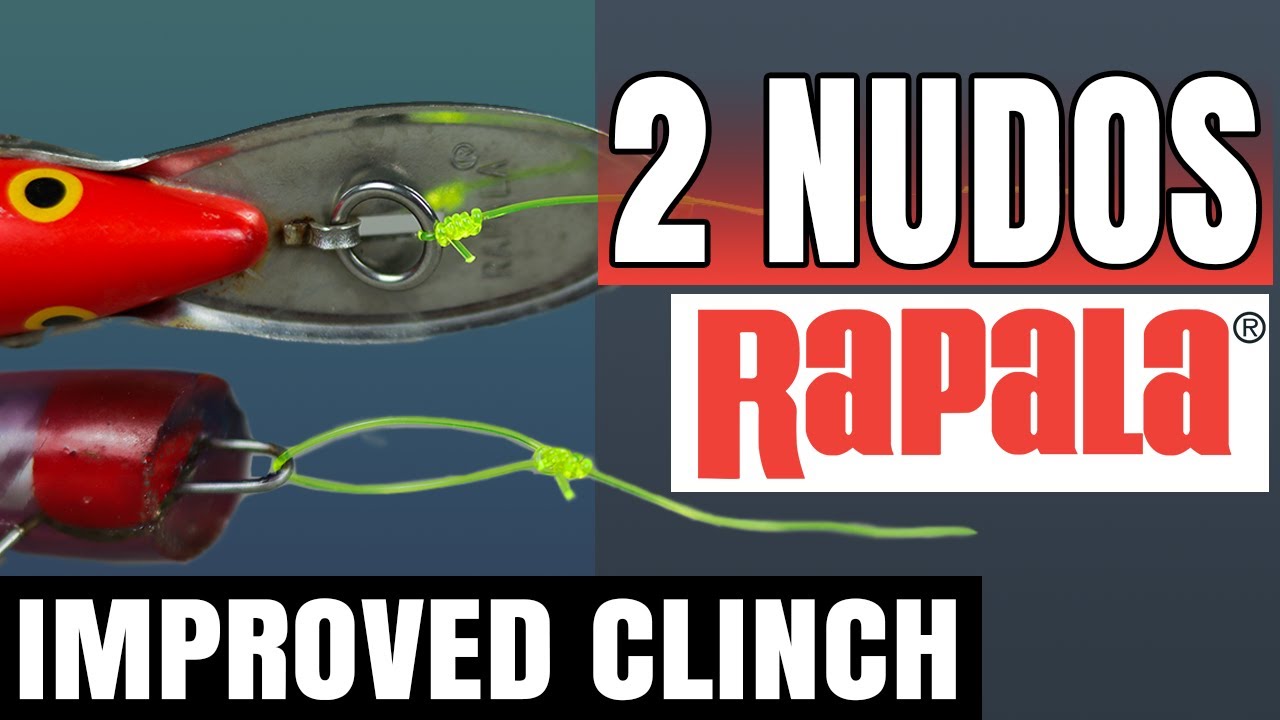 NUDOS para señuelos RAPALA & IMPROVED CLINCH - Fáciles y fuertes! (DESDE EL HANGAR)