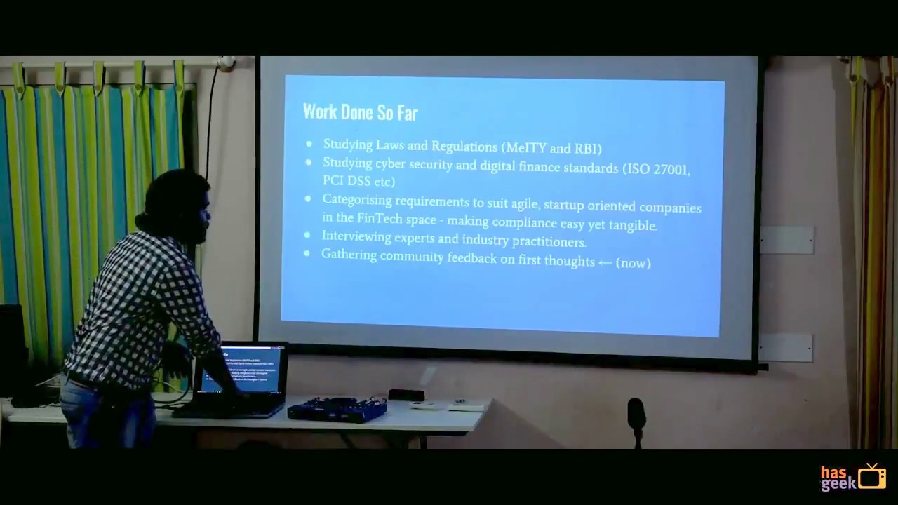 Security practices in FinTech - HasGeek Open House
