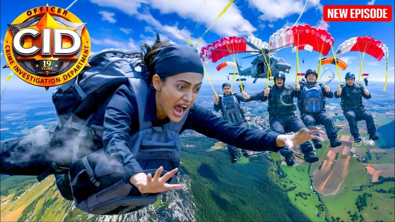 paragliding के दौरान Shreya की सारी रस्सियां टूटीं, आसमान से गिरी Shreya|| CID || Latest  Episode ||