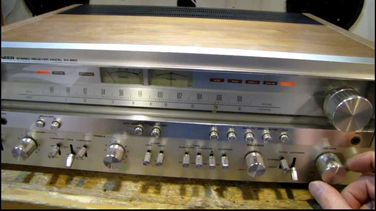 Pioneer SX-850 Receiver Restoration