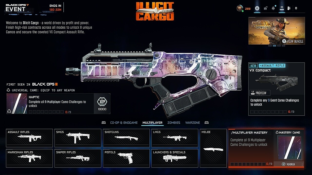 Black Ops 7 New Illicit Cargo Event (Challenges & Rewards)