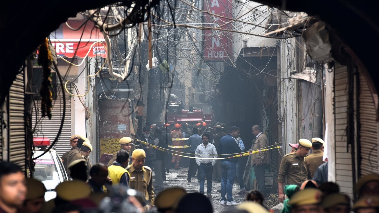 At least 43 dead in New Delhi factory fire