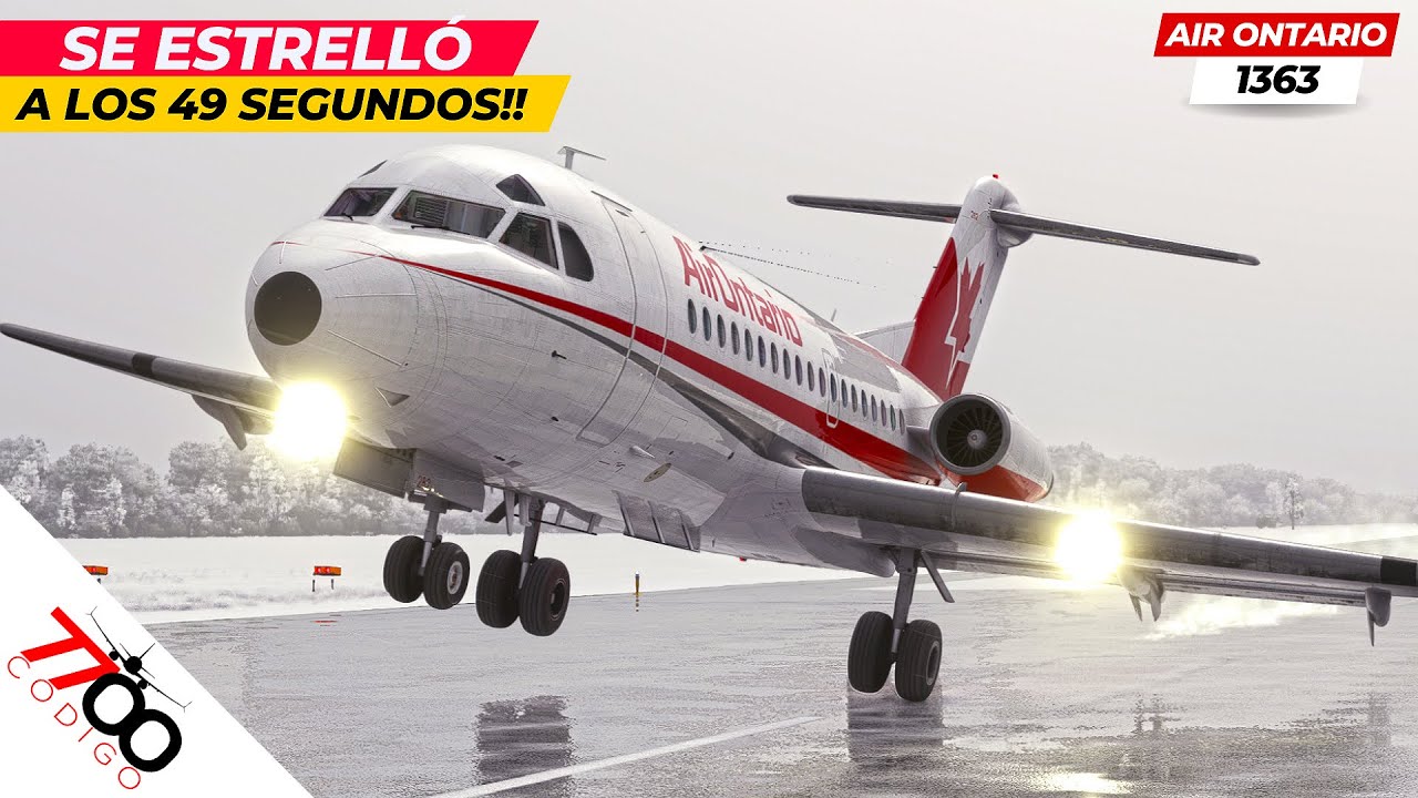 El avión condenado a Estrellarse | Vuelo 1363 de Air Ontario