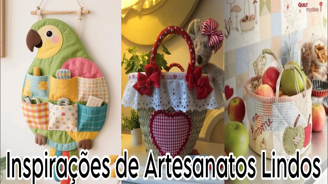 70 Inspirações Com Retalhos e Tecidos/ Lindas Ideias 