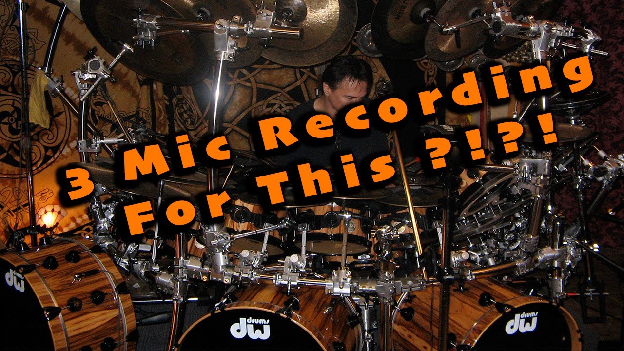 Could I record Terry Bozzio’s Drum Set with 3 mics?