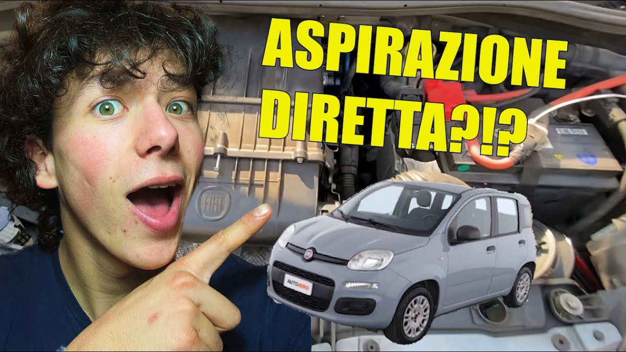 Aspirazione diretta sulla PANDA?!? Senti come CANTA!! Fiat panda Tutorial Filtro Sportivo