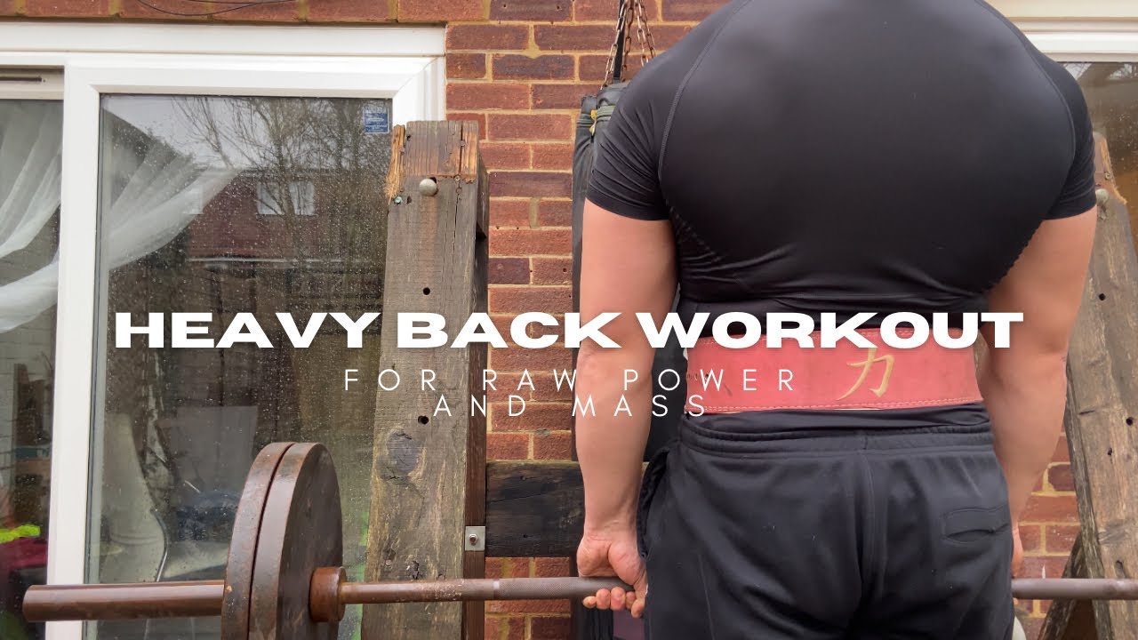 THE ONLY exercises you need for a HUGE and POWERFUL BACK - full workout 