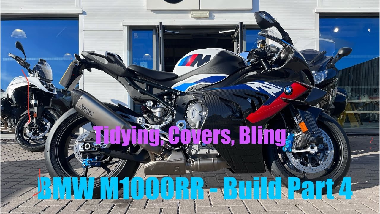BMW M1000RR - Race Bike Build for BSB Superstock 1000 - Rear Scooter Brake, Guards & Tiding