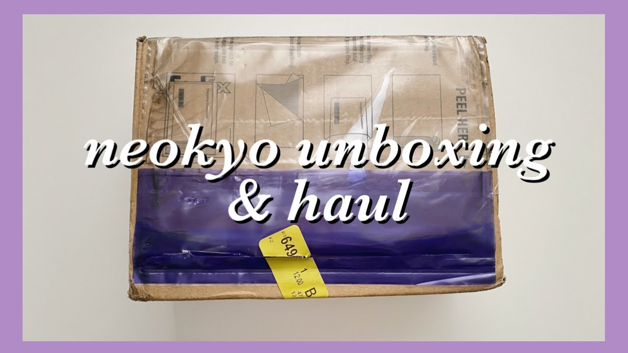 first neokyo kpop haul & unboxing! ☾ // using mercari japan