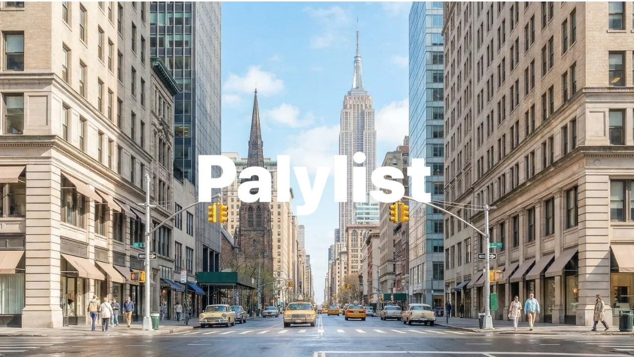 Playlist│New York City Pop | 카페 플레이리스트, 뉴욕 출근길 │플리 (중간광고없음)
