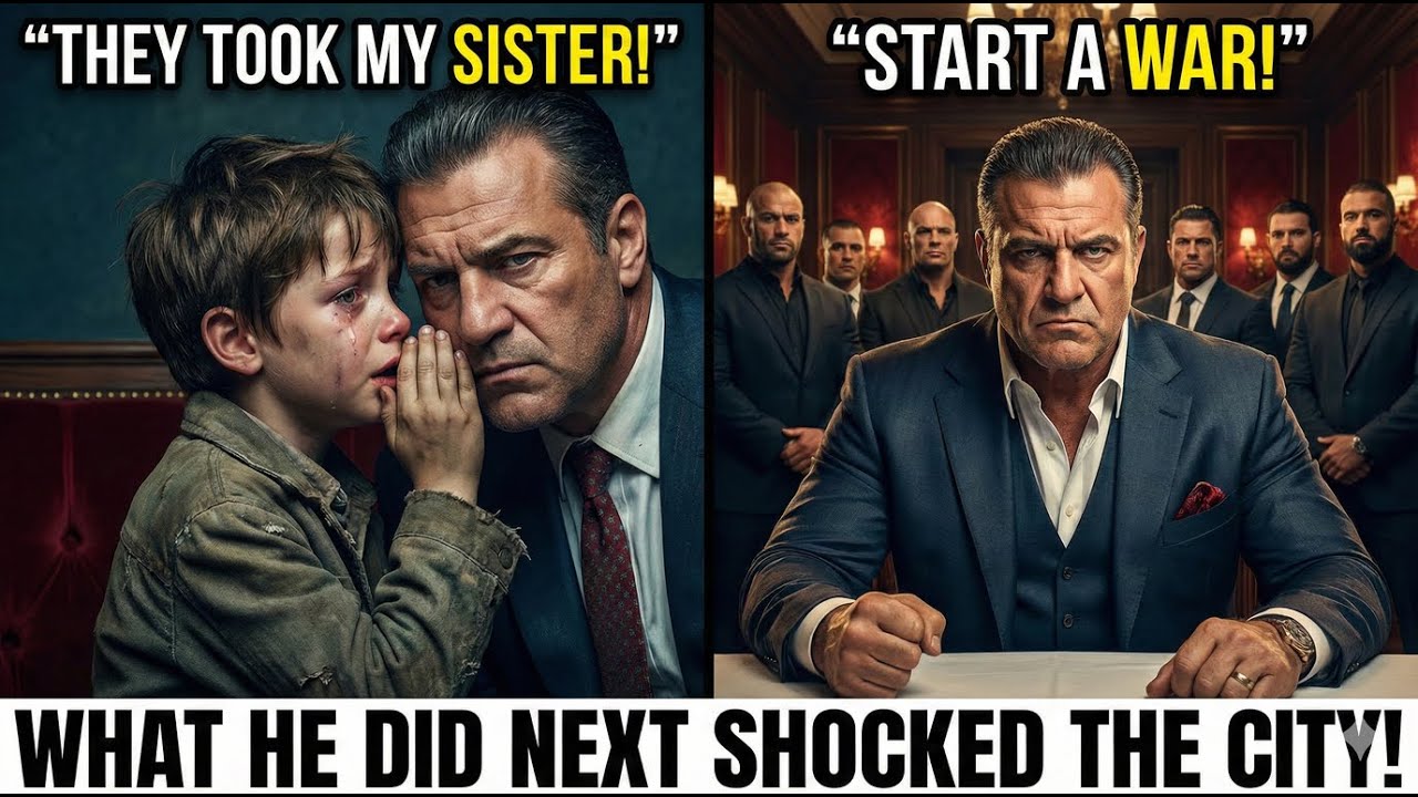 Little Boy Whispered to the Mafia Boss; They Took My Sister — What He Did Next Shocked the City