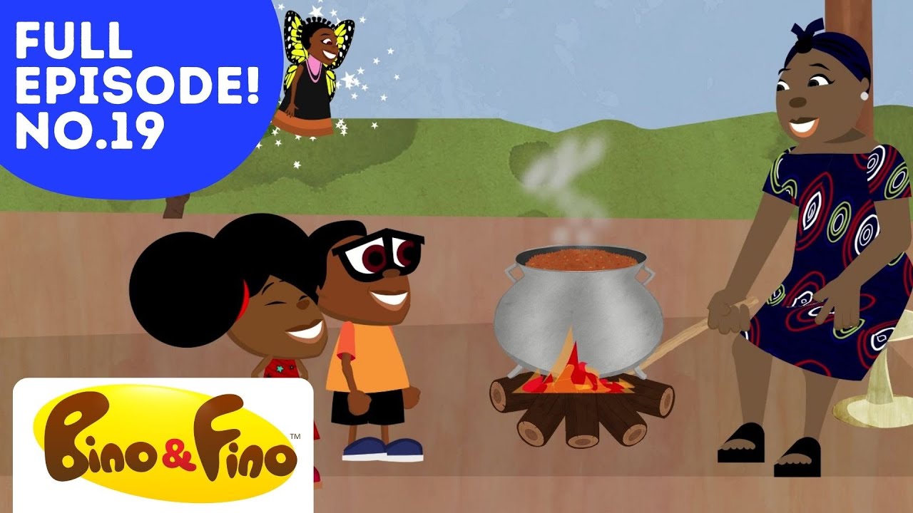 Jollof Rice. West Africa's Most Popular dish : Bino and Fino Full Episode 19 - Kids Learning Video