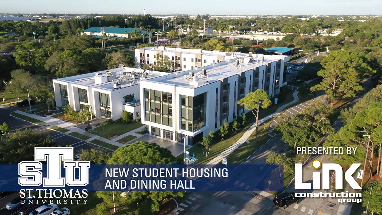 #FridayFlyover - St. Thomas University New Student Housing & Dining Hall