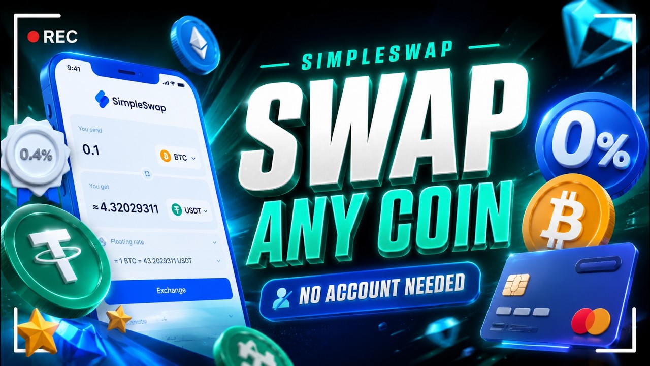 🔥 #SimpleSwap 2026: ✨ Swap 2,800+ Coins Without an Account?!