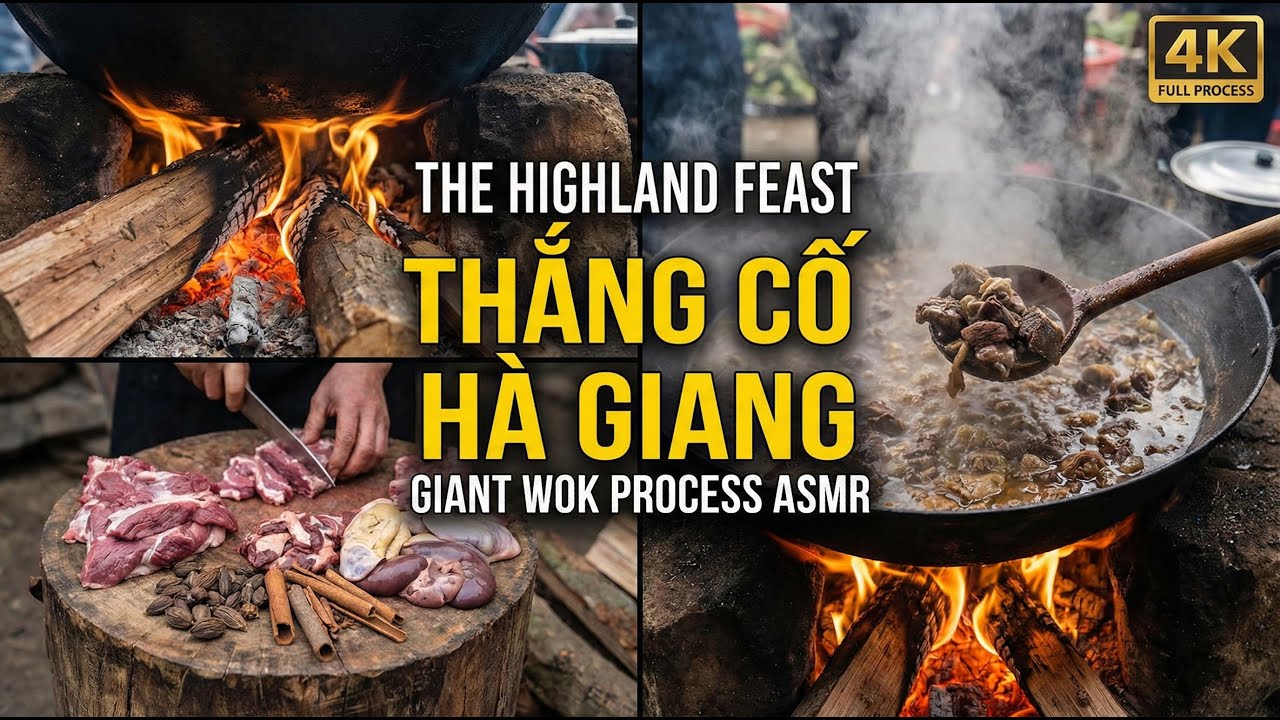 Inside the Highland Feast of Giants: Inside the Primal Thắng Cố Hà Giang Cooking Process