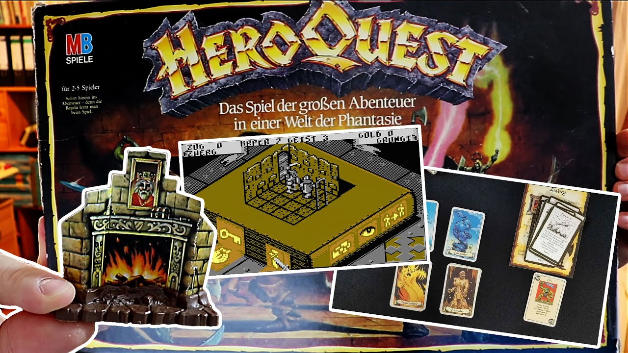 Wirklich schlechte C64 Umsetzung: Hero Quest das 80er Jahre Tabletop