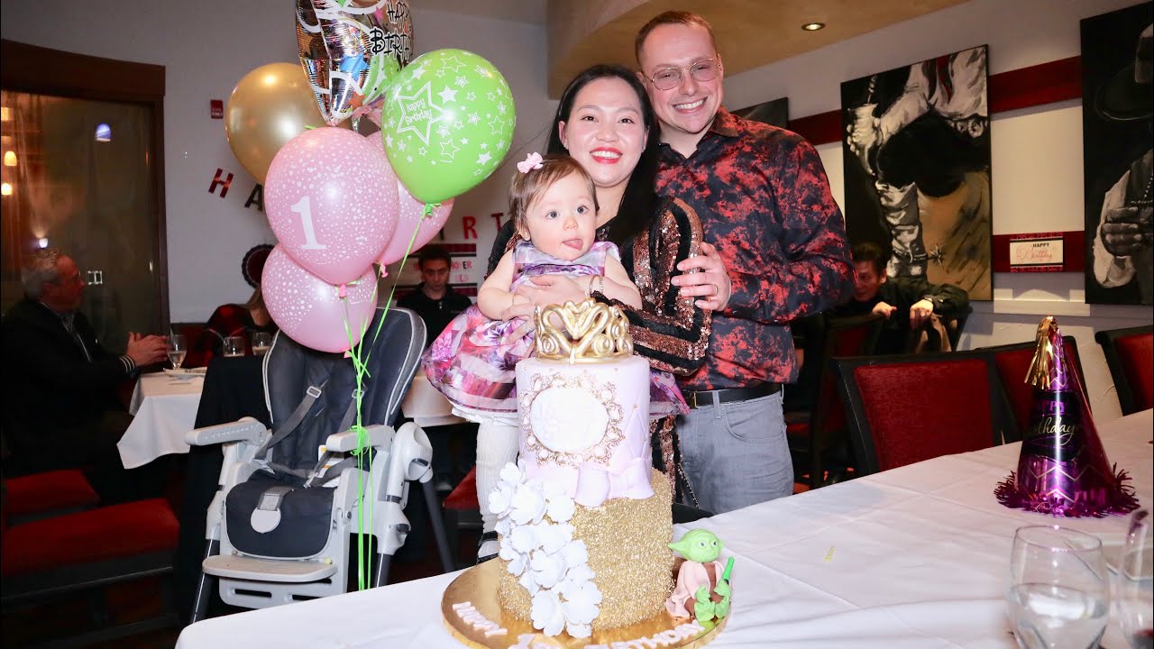Vlog 376 ll Sinh Nhật 1 Tuổi Của Con Gái Jade Sky Hoyer