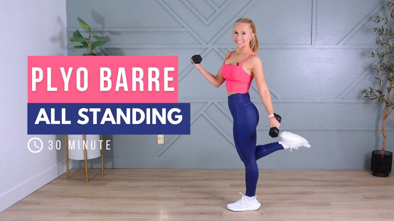 PLYO BARRE Workout | All Standing - Medium Weights