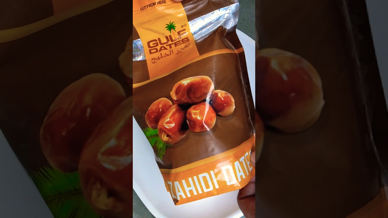 Khajur । Gulf Dates । Zahidi dates । खजूर । Dates packet unboxing 😋 