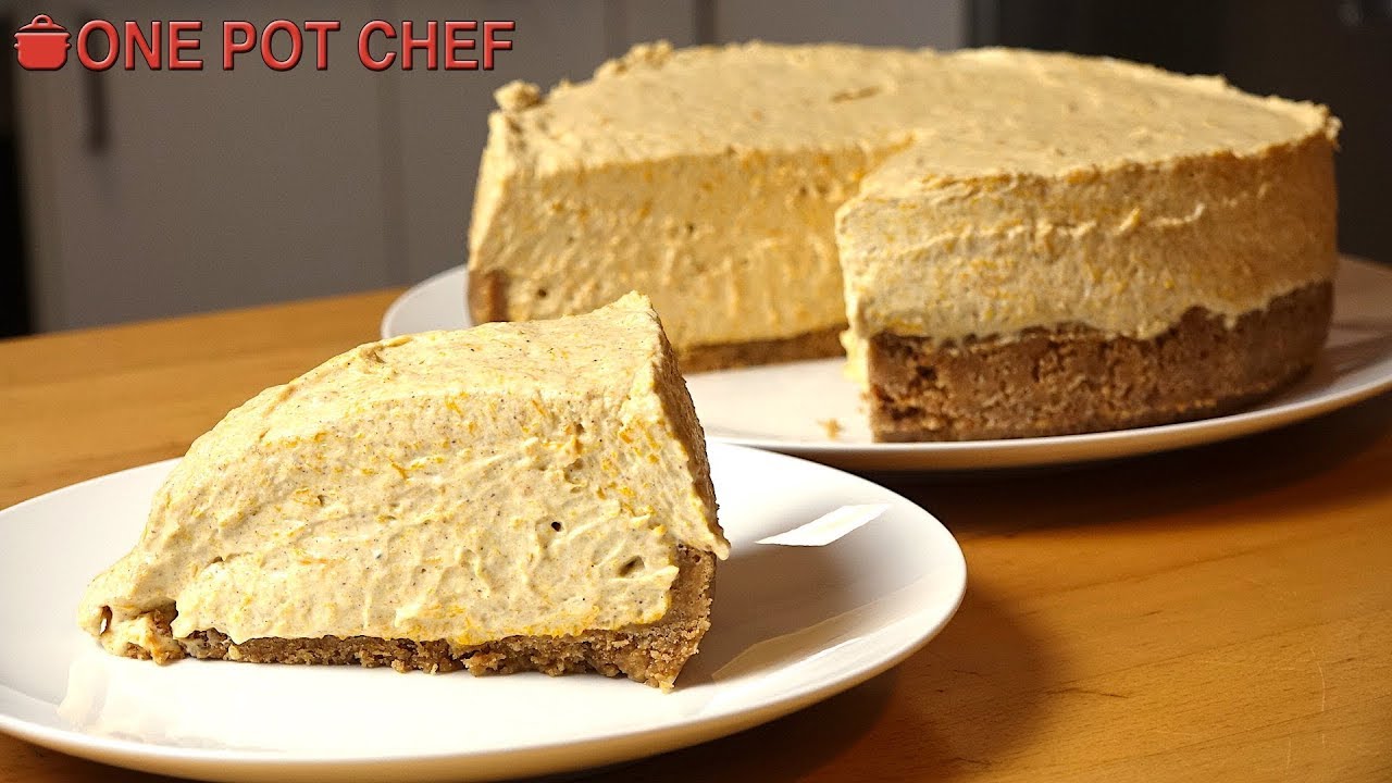 Чизкейк из тыквенного пирога без выпечки | One Pot Chef