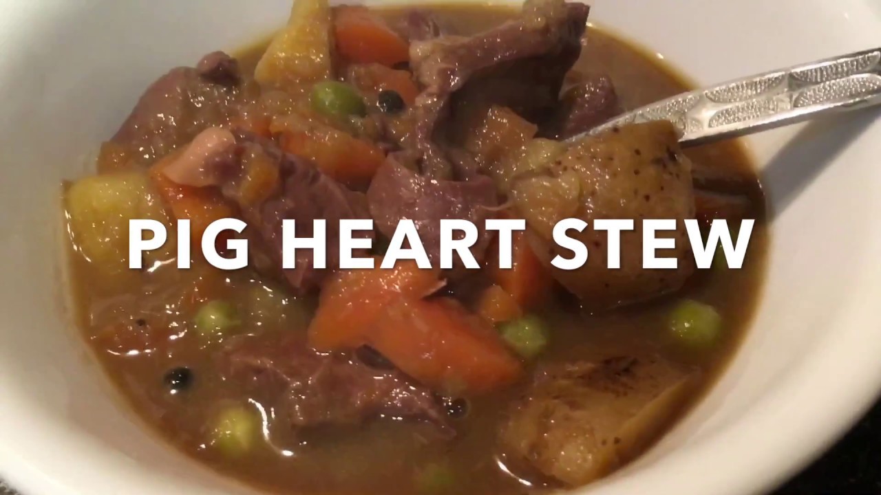 Fast Forward Cooking PIG HEART STEW