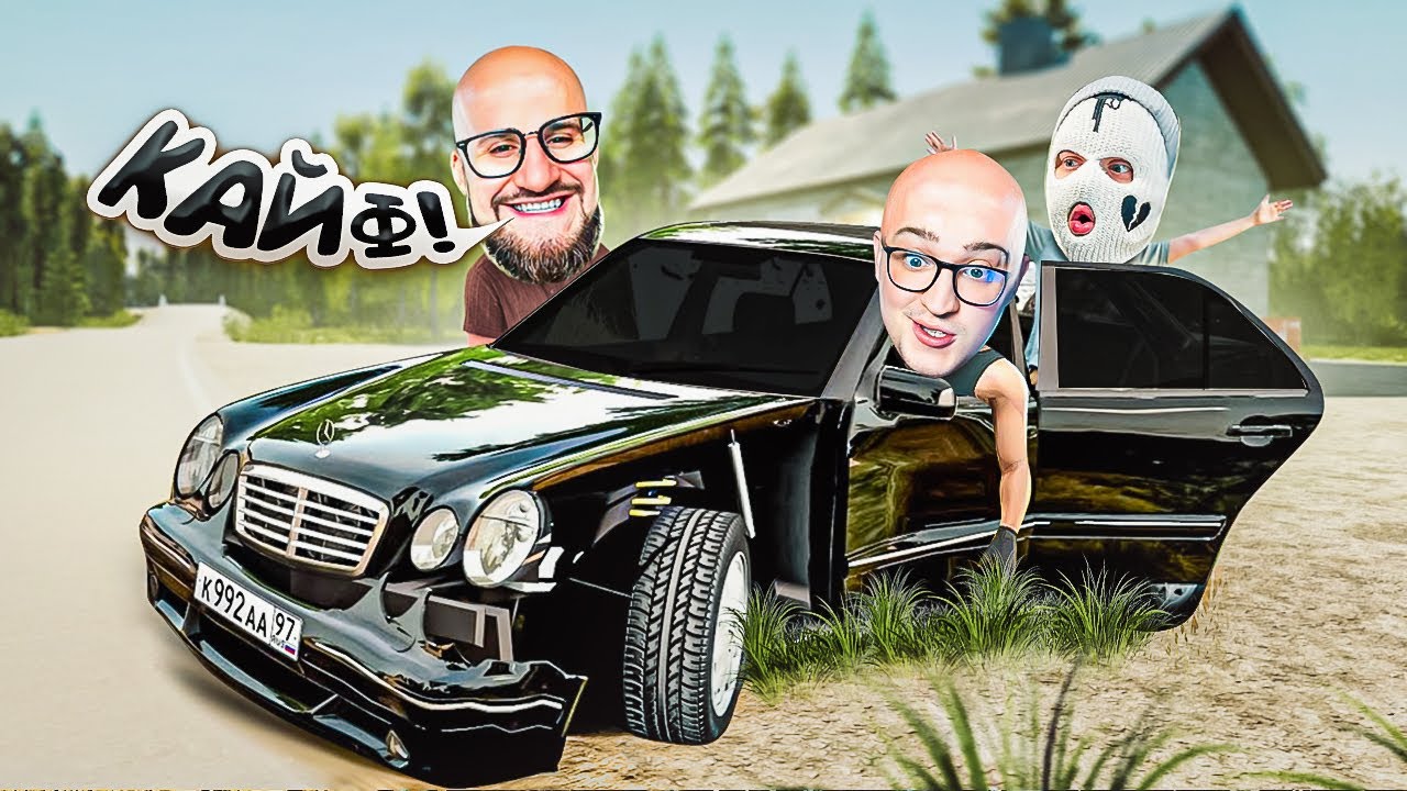 СКУФЫ УГНАЛИ МЕРСЕДЕС В ДЕРЕВНЕ! ПЕРВАЯ ПОЕЗДКА НА МАШИНЕ! ЭТО ВОЗМОЖНО! (FINNISH COTTAGE SIMULATOR)