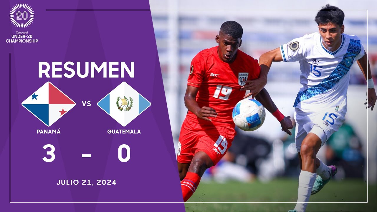 2024 U-20 Championship | Panamá vs Guatemala | Grupo C