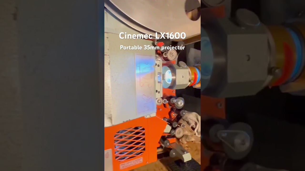 Cinemec LX1600 portable 35mm projector.