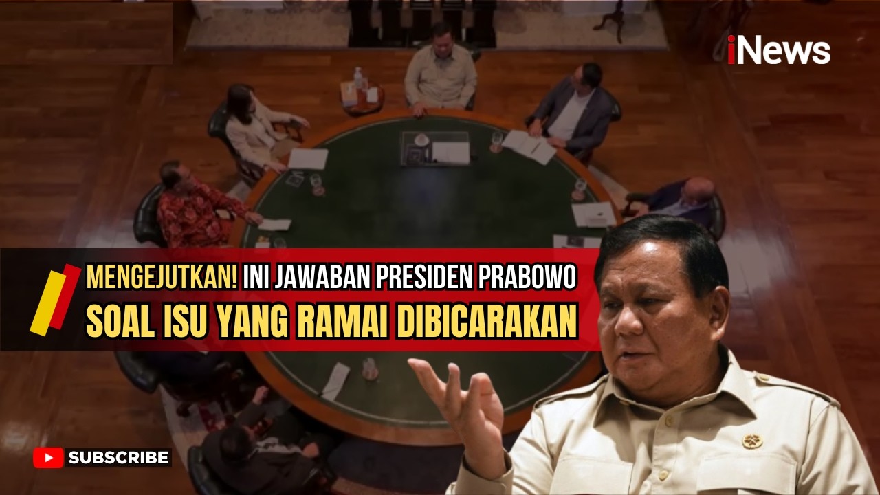 [FULL] Presiden Prabowo Menjawab: Mulai dari MBG, Teror Air Keras hingga Mobil Dinas Rp 8 M