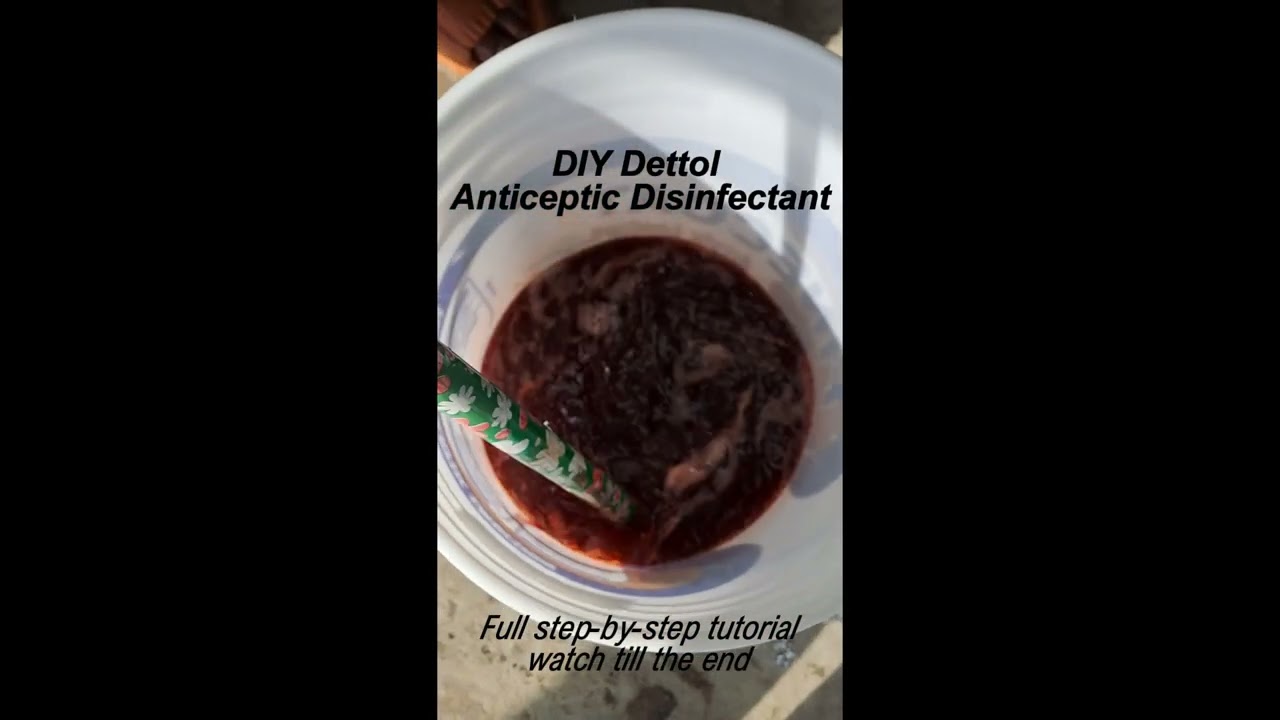How to Make Dettol-Style Antiseptic at Home 🧴 | DIY #shorts