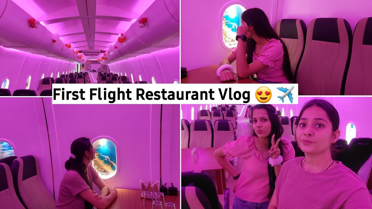 Humlog Gaye First Flight ✈️ Restaurant | First Flight Restaurant Patna में पहली बार | #patna #vlog