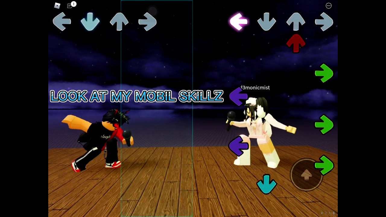 1v1ing 3 toxic girls in “Basically FNF” in roblox