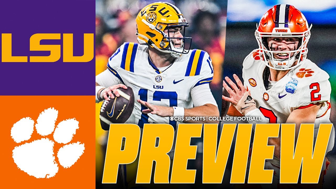 LSU Tigers vs Clemson Tigers | College Football Week 1 Game Preview & Prediction