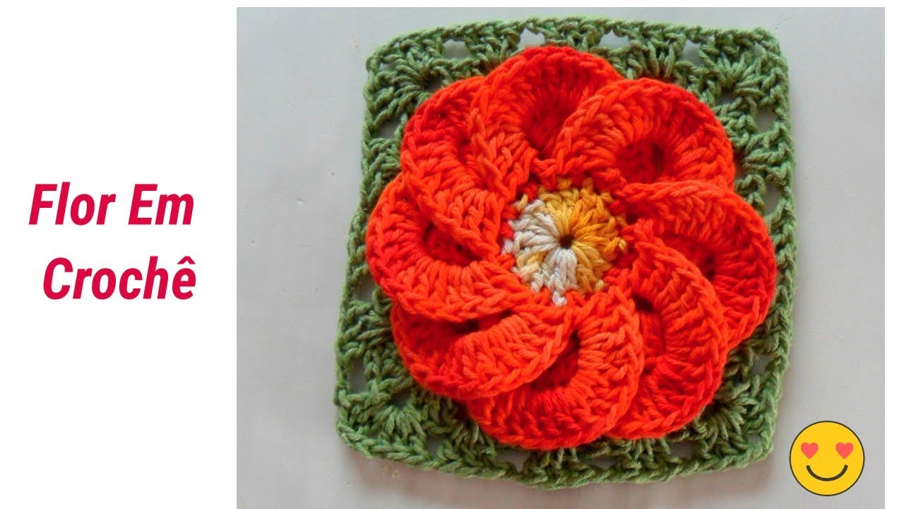 FLOR EM CROCHÊ