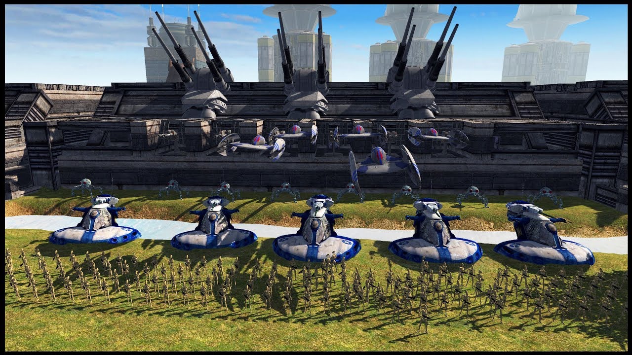 General Griveous's SUPER FORTRESS! - Men of War: Star Wars Mod Battle Simulator