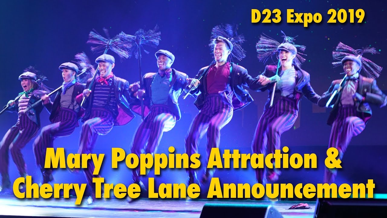 Mary Poppins Attraction & Cherry Tree Lane Announcement | D23