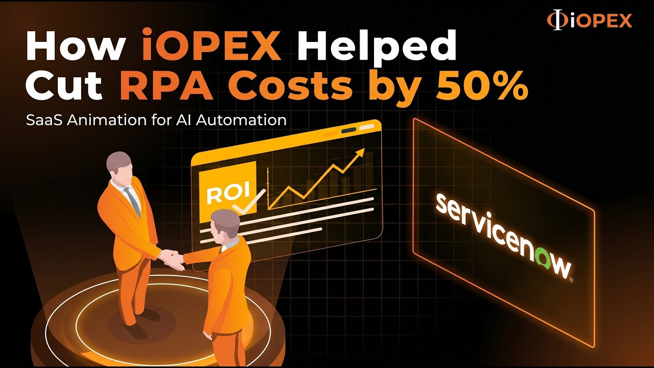 Motion Graphics Video For AI Powered RPA Migration Acceleration Business