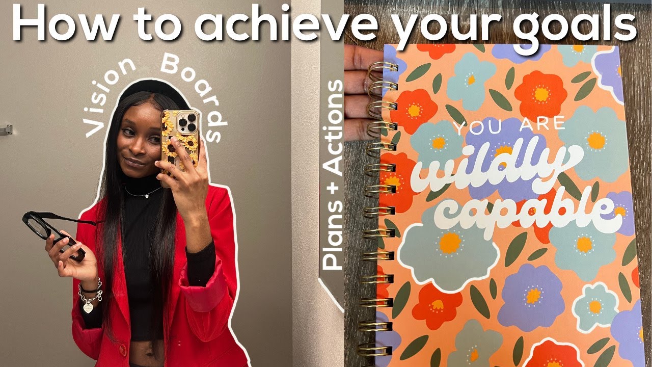 How to actually achieve your goals in 2023 | vision boards + goal setting